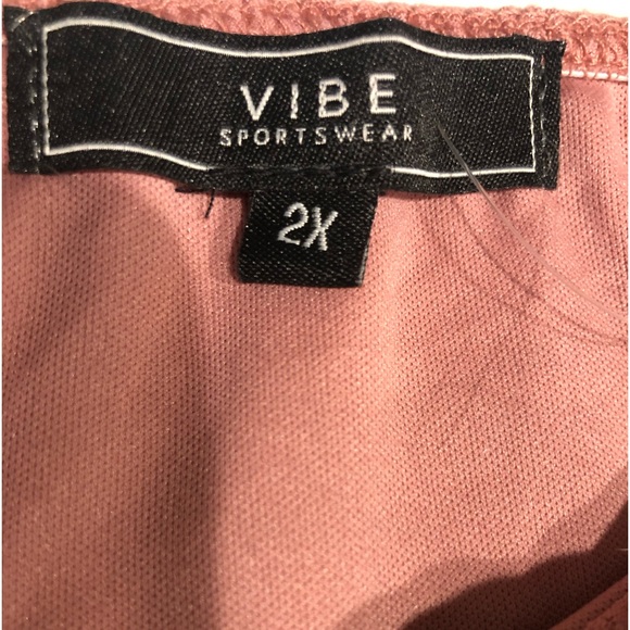 NWT | Vibe Sportswear Babydoll Eyelet Long Sleeved Mini Dress - Picture 9 of 13